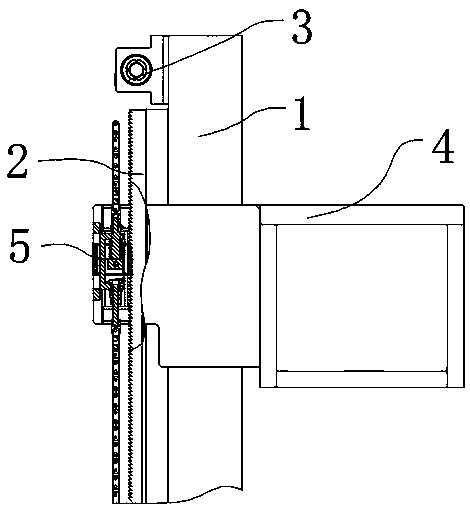 Mechanical type loosening and breaking preventing safety device for chain