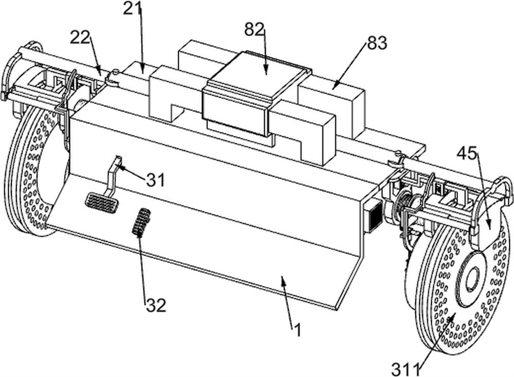 Multi-stage brake power assisting device of new energy automobile