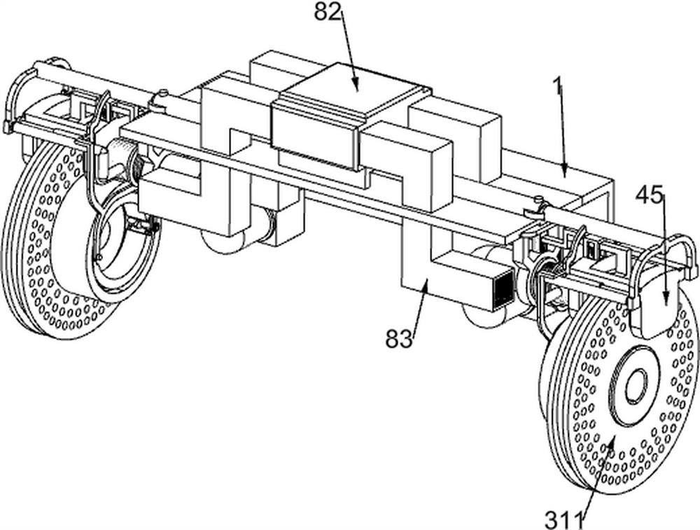 Multi-stage brake power assisting device of new energy automobile