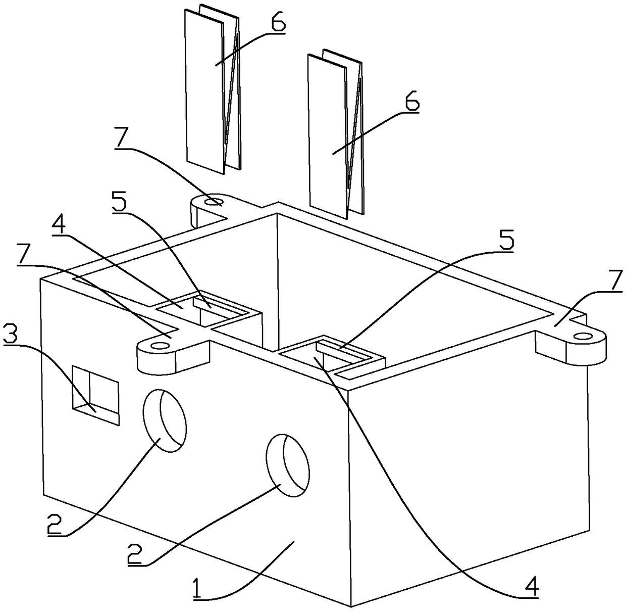 Novel temperature control box for refrigerator