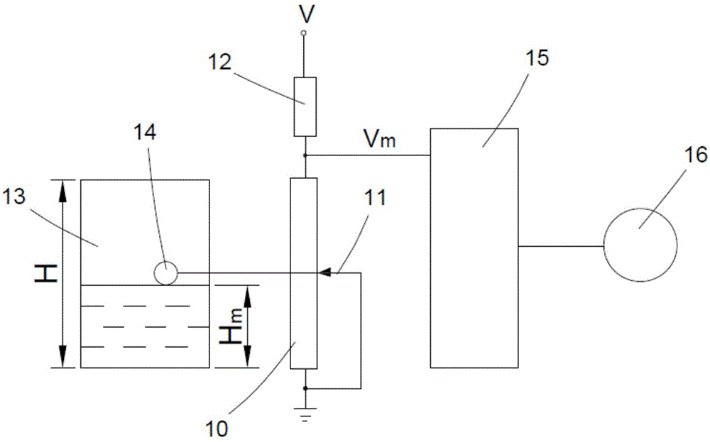 Oil level detection device and detection method for fuel oil tank