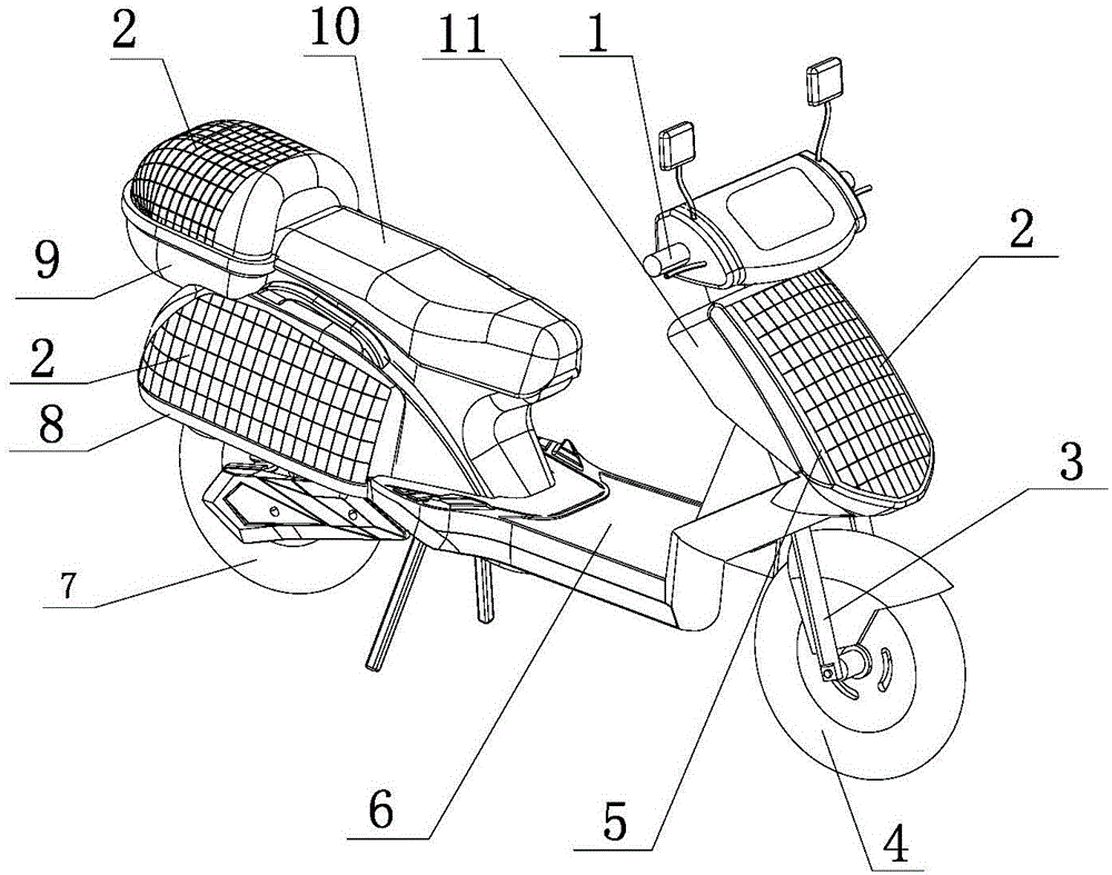 Novel photoelectric electric vehicle