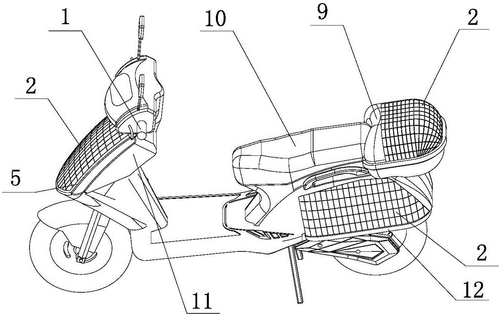 Novel photoelectric electric vehicle