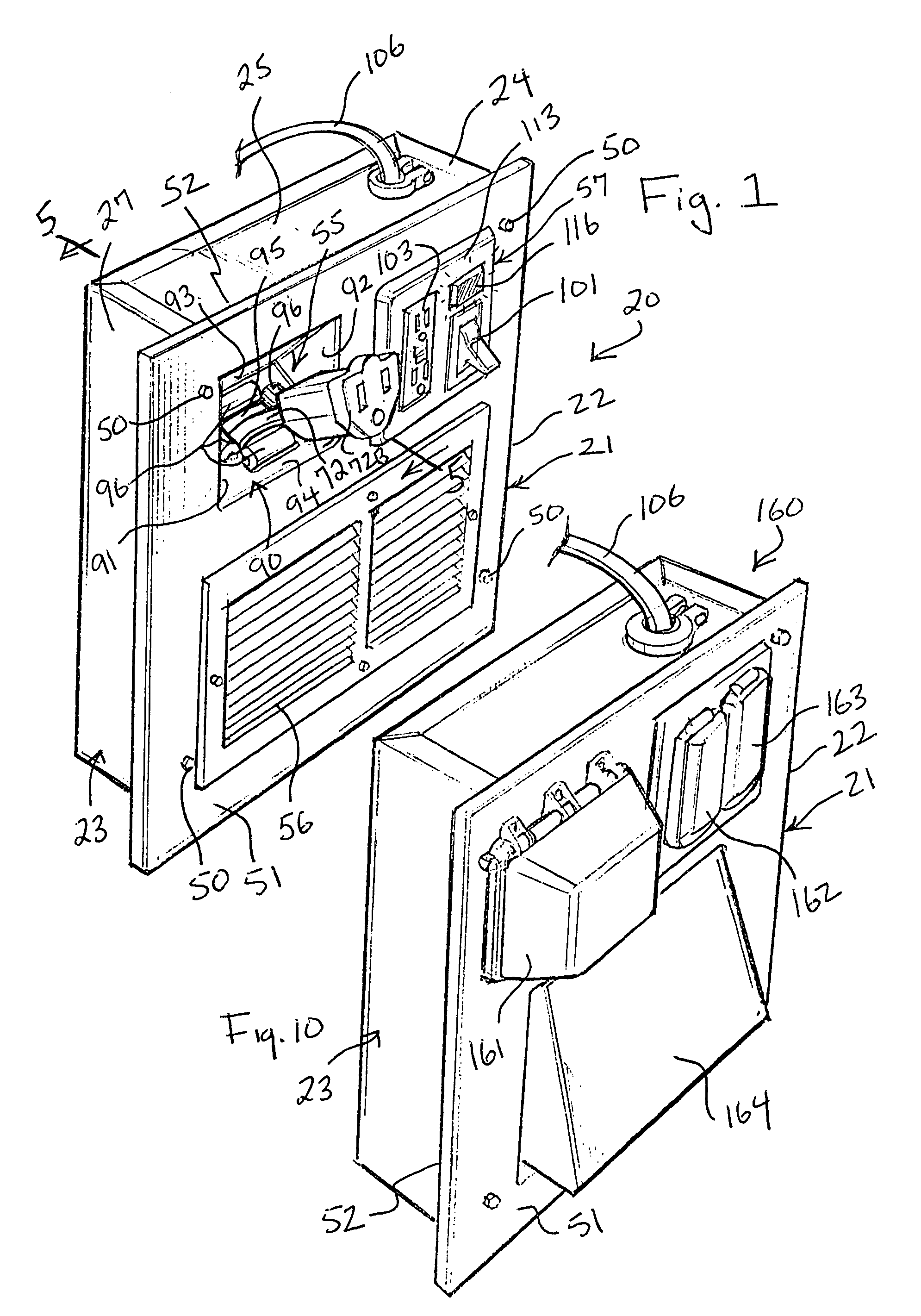 Extendible and retractable extension cord apparatus