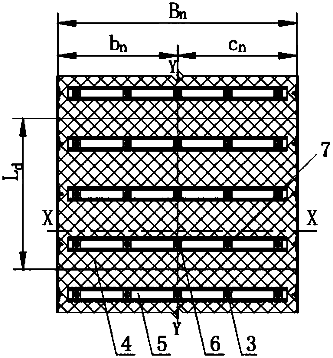 Operating condition simulation method and operating condition simulation test bench for anchor bolt support system