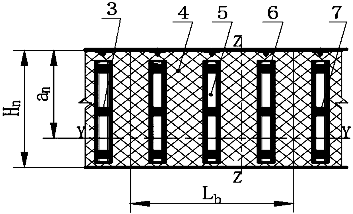 Operating condition simulation method and operating condition simulation test bench for anchor bolt support system