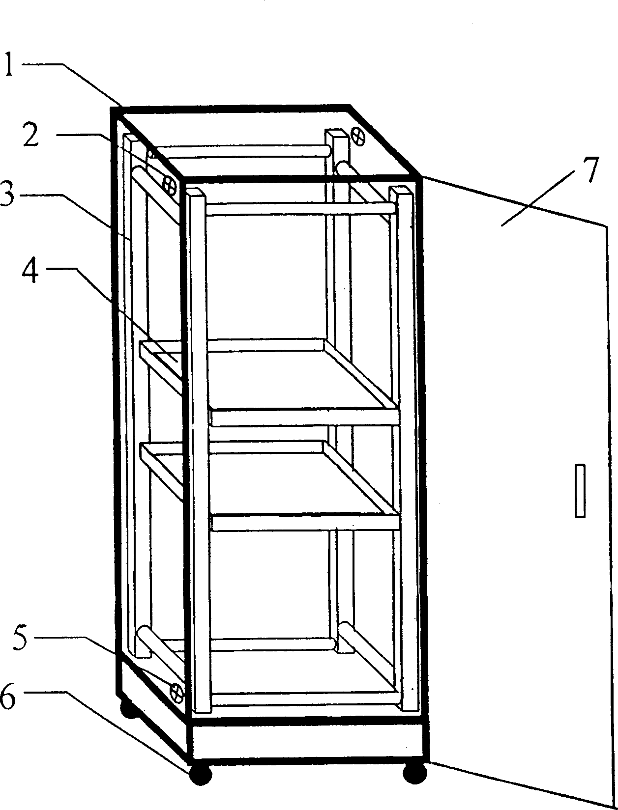 High-purity spore powder production process and verticle multi-layer spore-generating box thereof