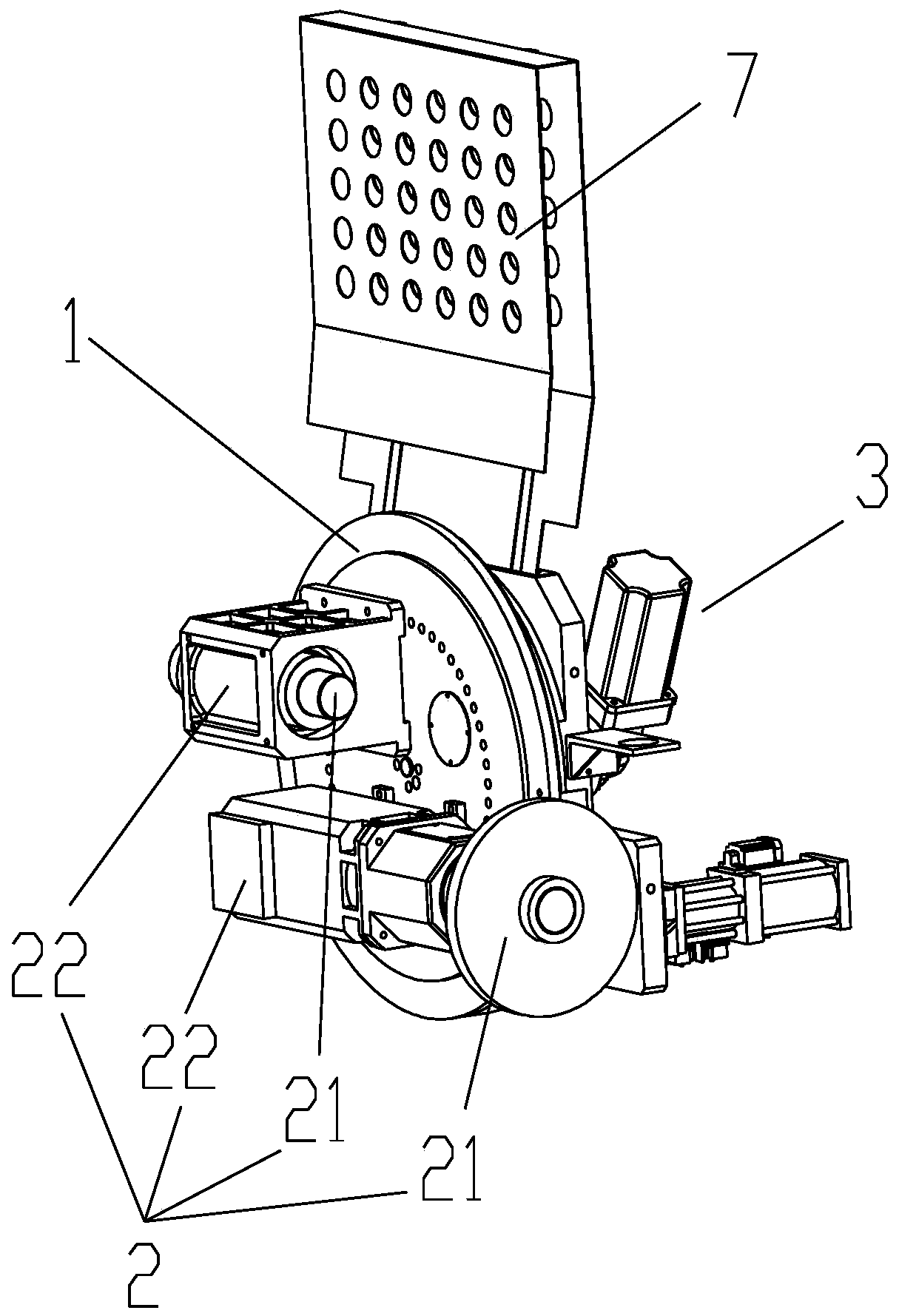 Workpiece machining mechanism, grinding device and grinding machine