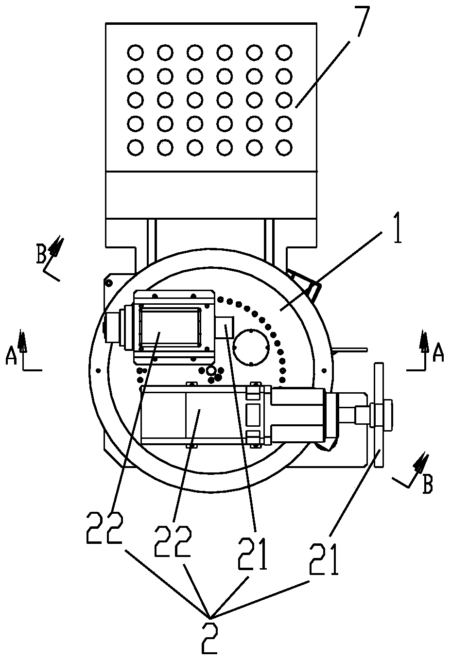 Workpiece machining mechanism, grinding device and grinding machine