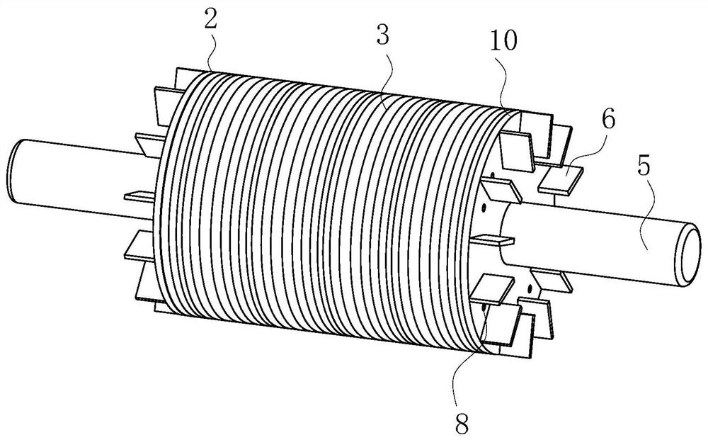 Three-phase permanent magnet synchronous variable frequency motor