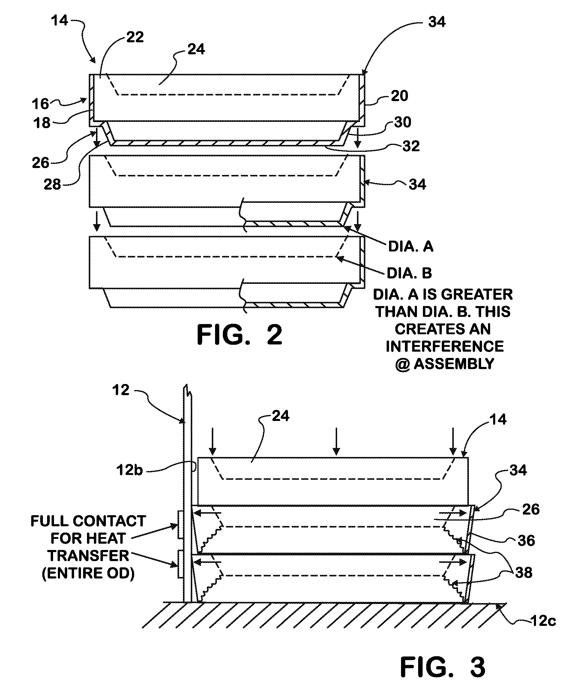 Strontium chloride expansive disks and compression welded cartridge and method