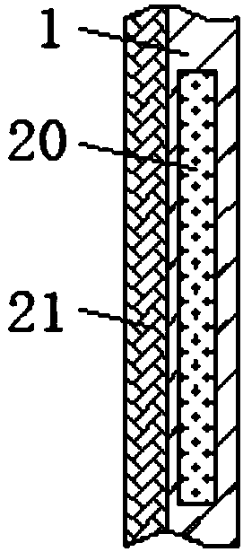 Slurry stirring device for coated fabric production