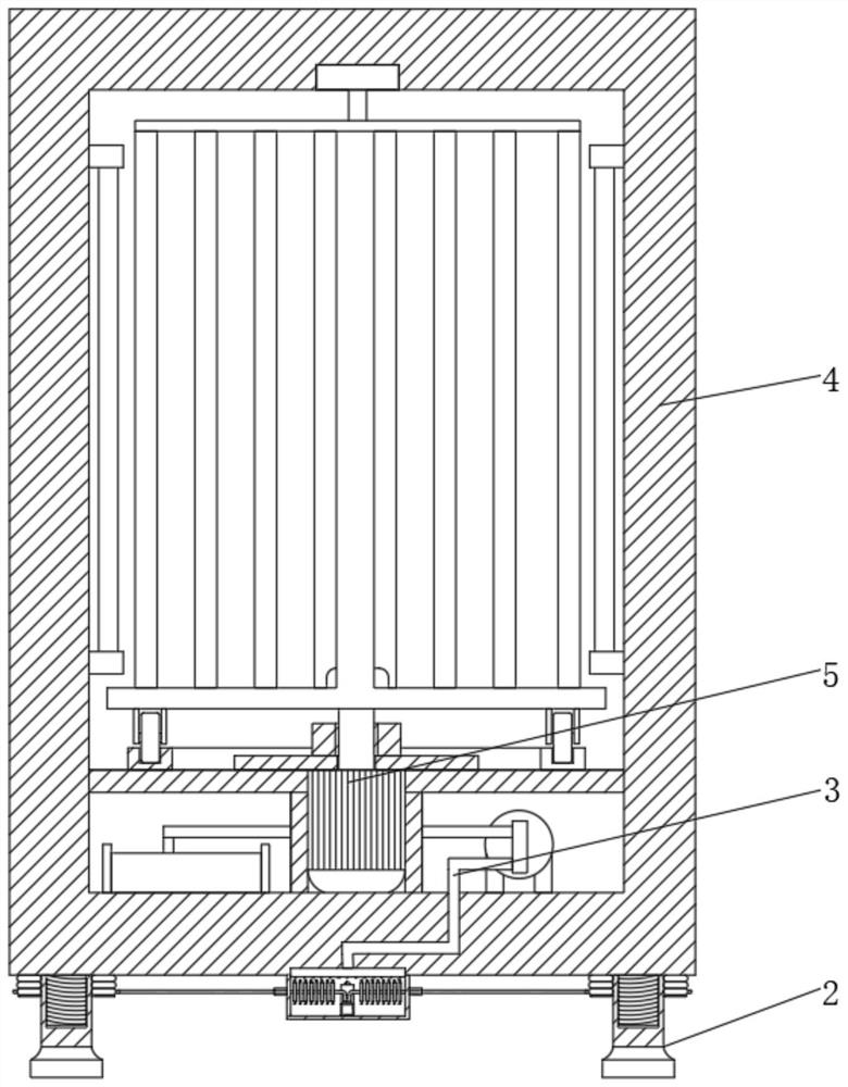 Heating fiber box type resistance furnace with rotating disc