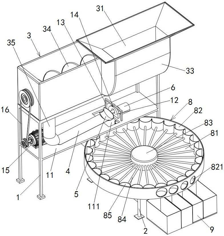 Multi-stage sorting device for spherical fruits