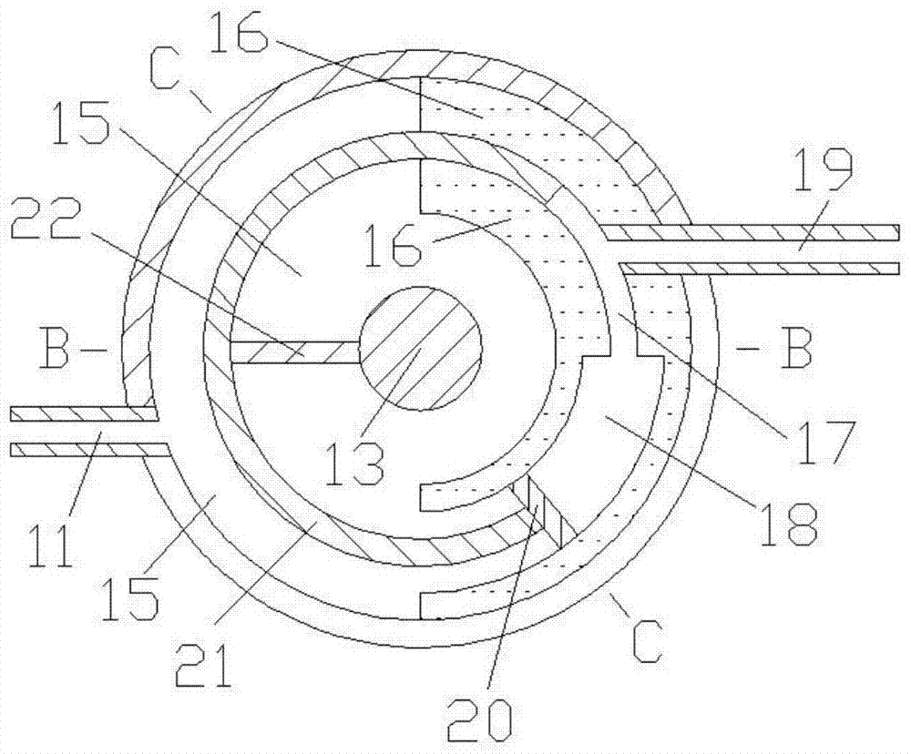 Turbine front-and-back pressure difference control type low-pressure circulating system