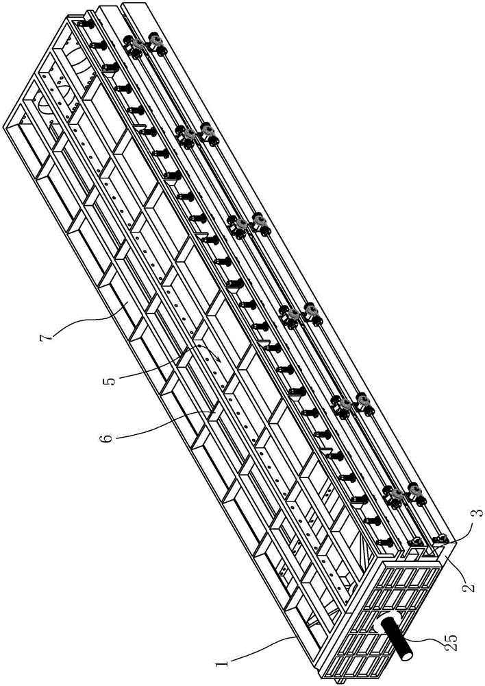 Mold for manufacturing precast pile with rectangular cross section