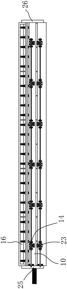 Mold for manufacturing precast pile with rectangular cross section