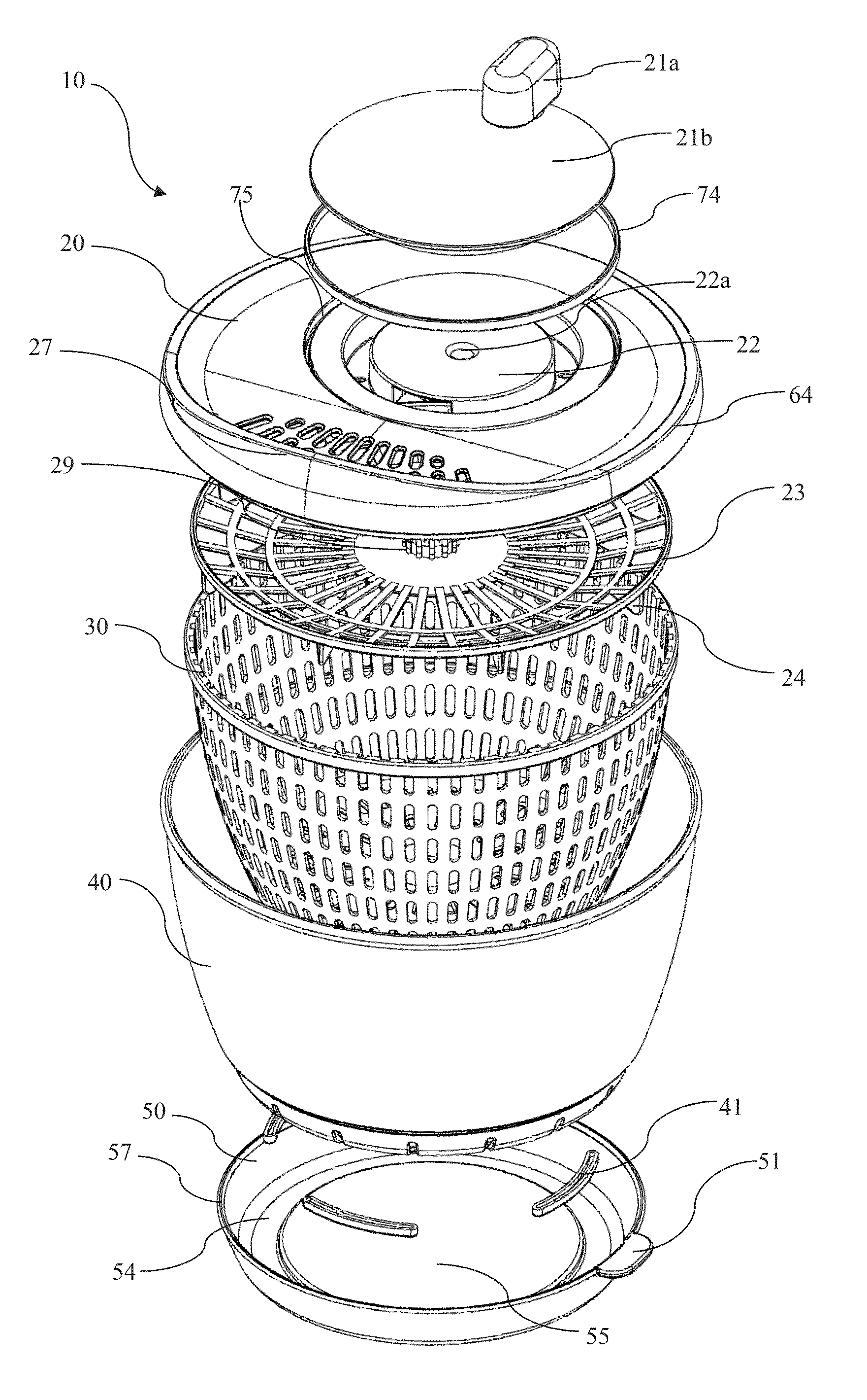 Salad spinner