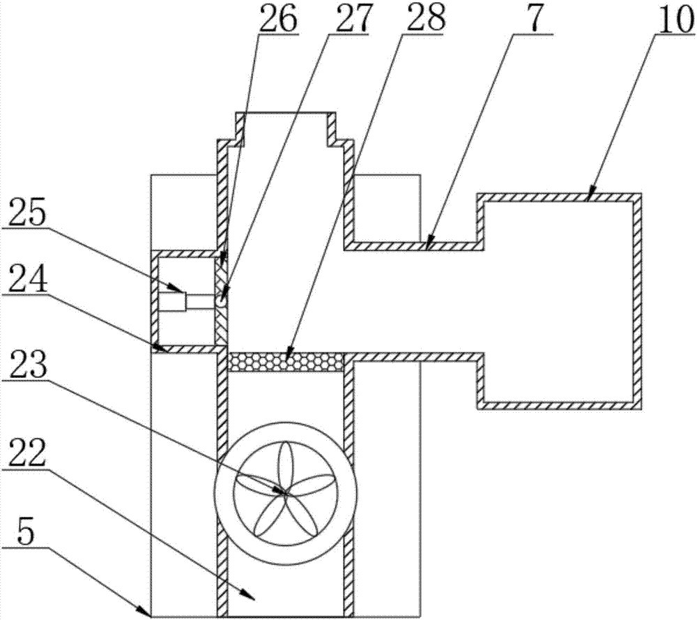 Spinning dust collecting device for spinner