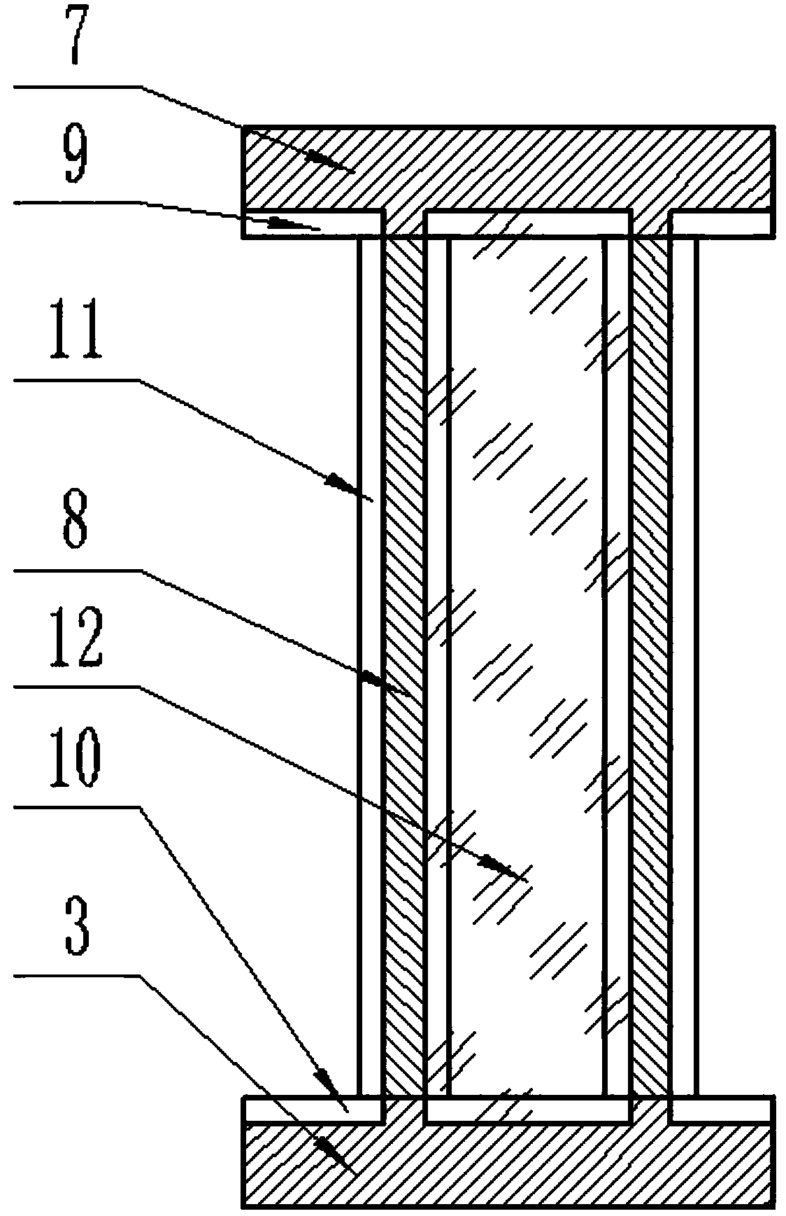 Balcony protecting fence device for field of building