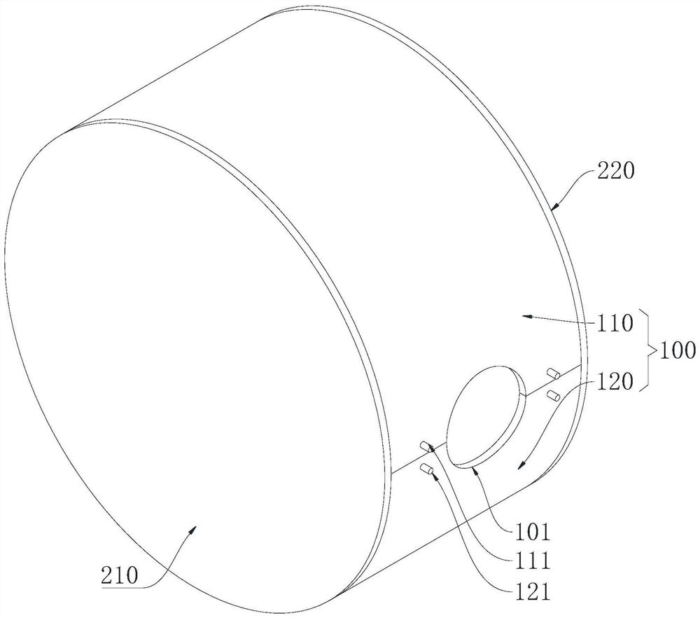 Device and method for measuring respiration of tree branches and leaves