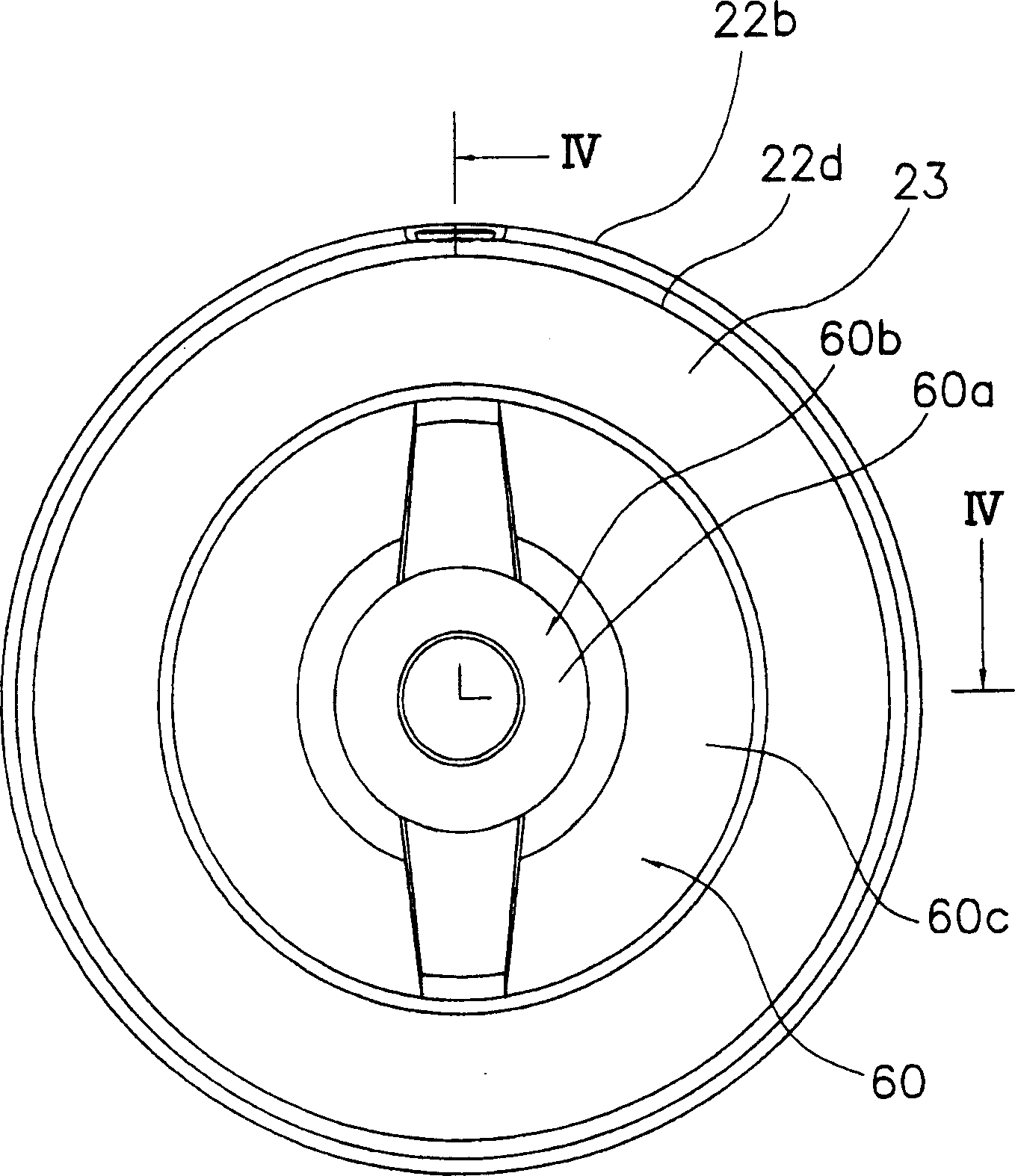 One way clutch for spinning reel