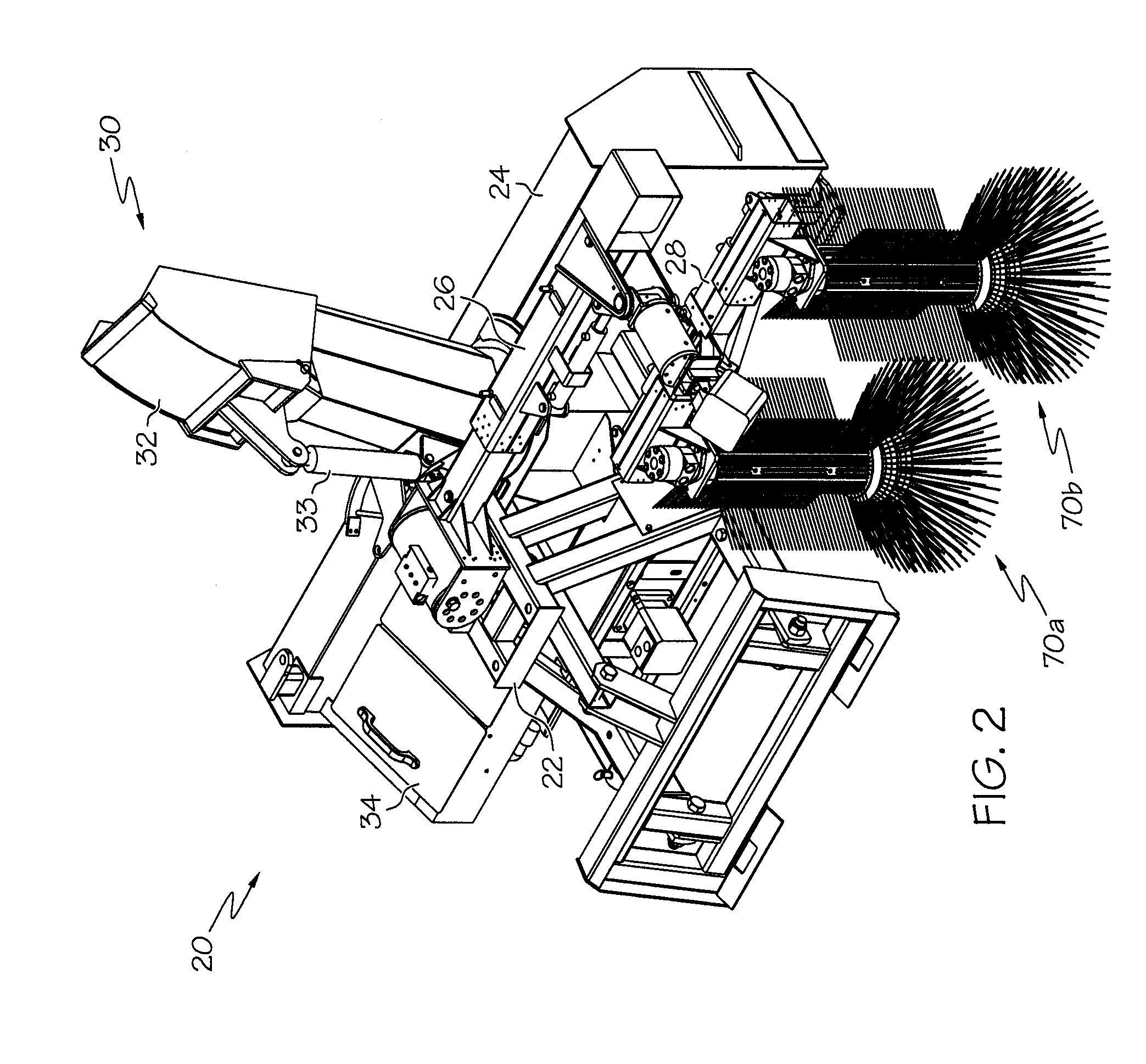 Device for cleaning snow and debris from around elevated obstacles