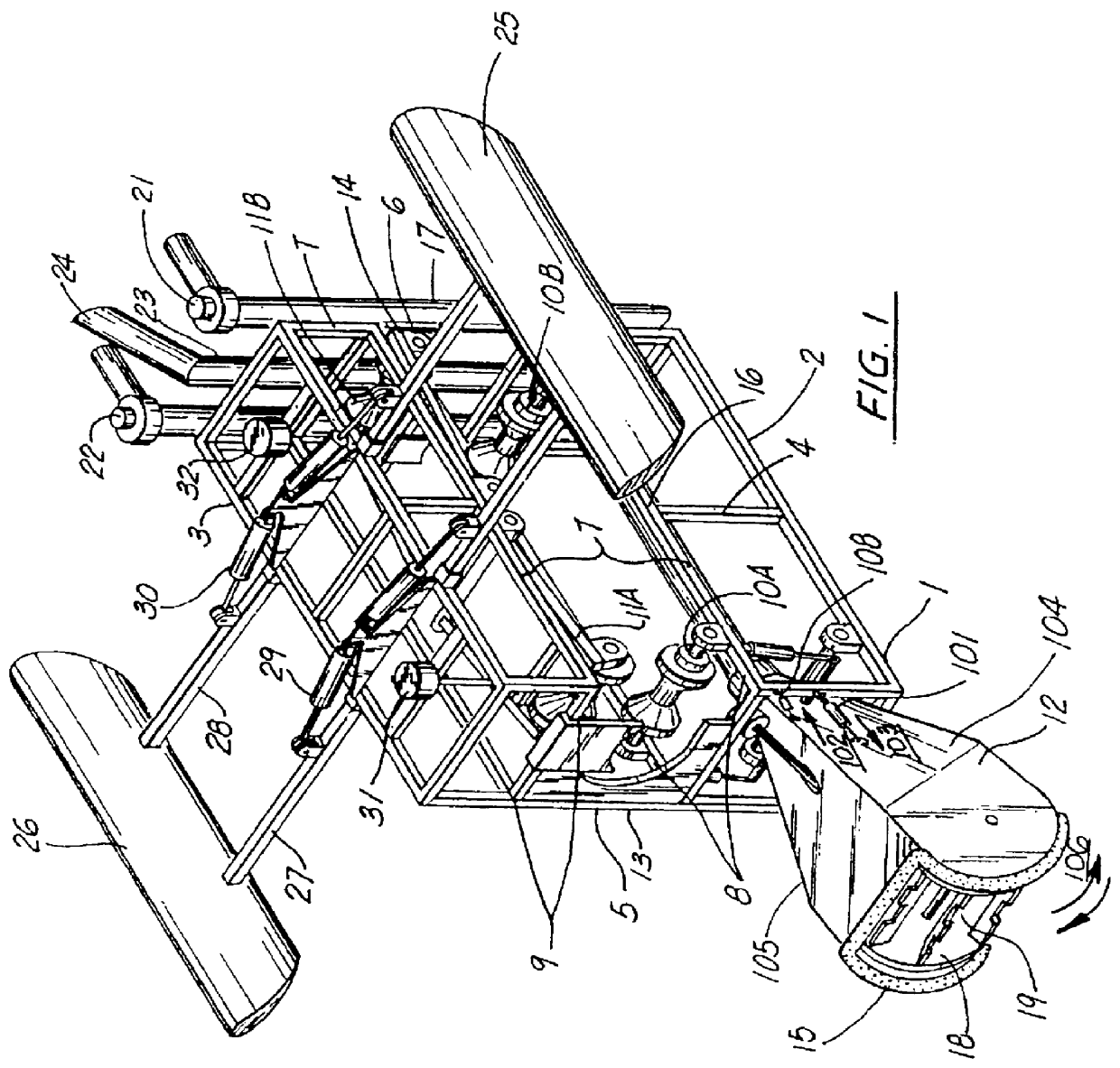 Underwater trenching system