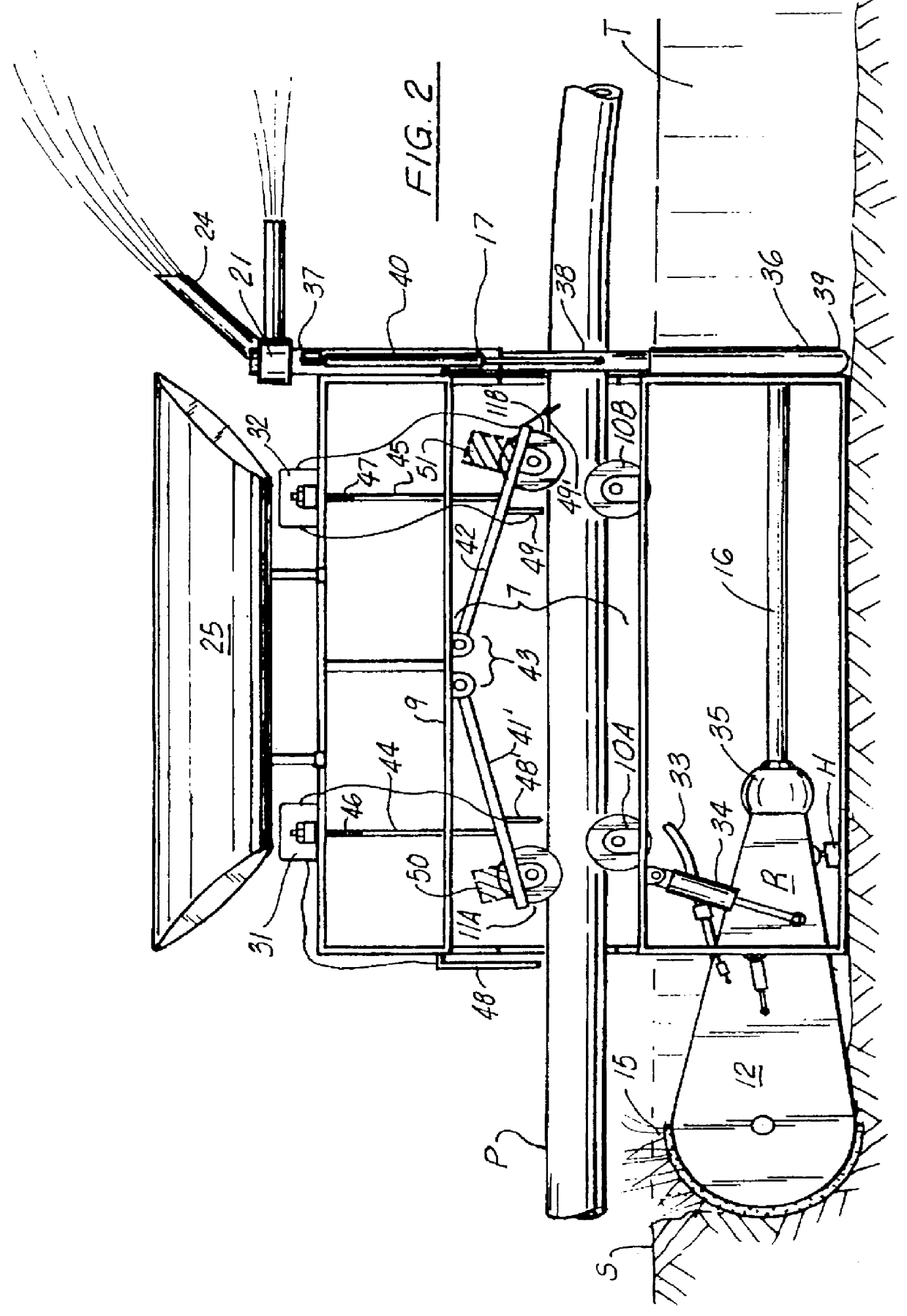 Underwater trenching system