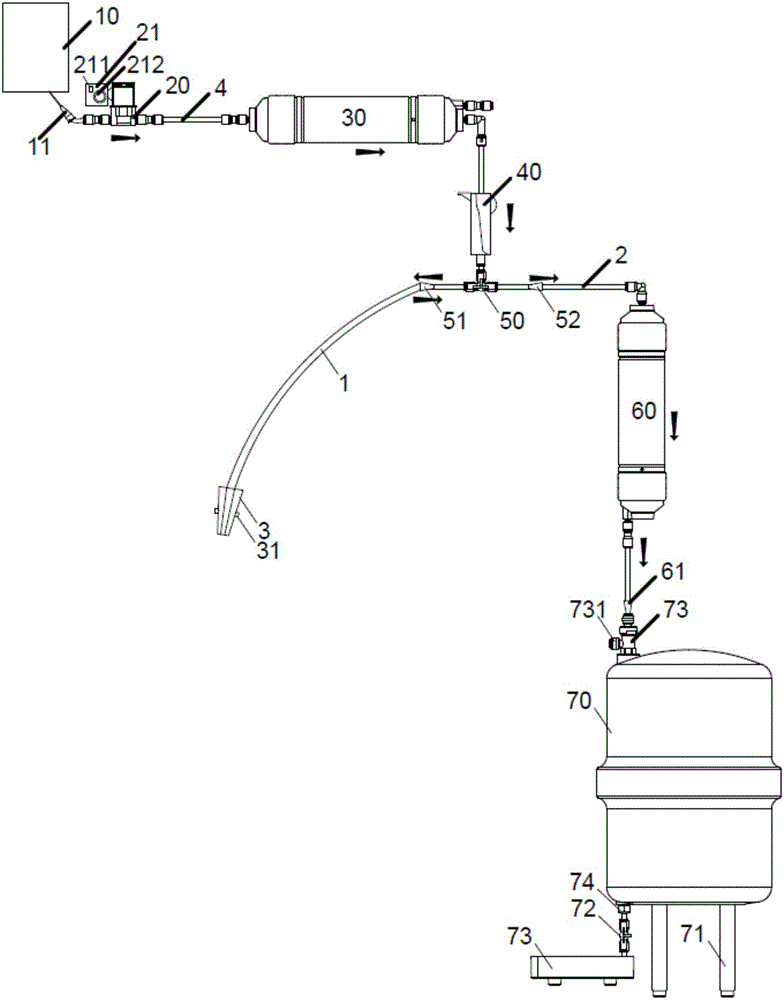 Bladder continuous flusher