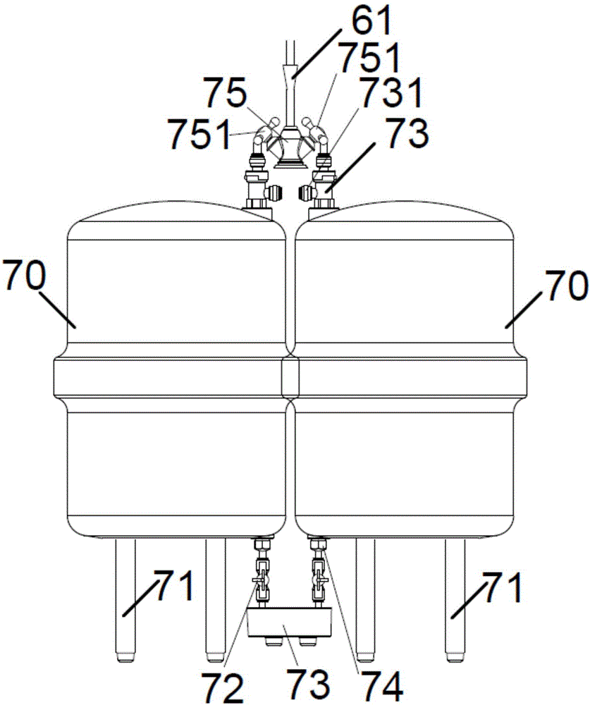 Bladder continuous flusher