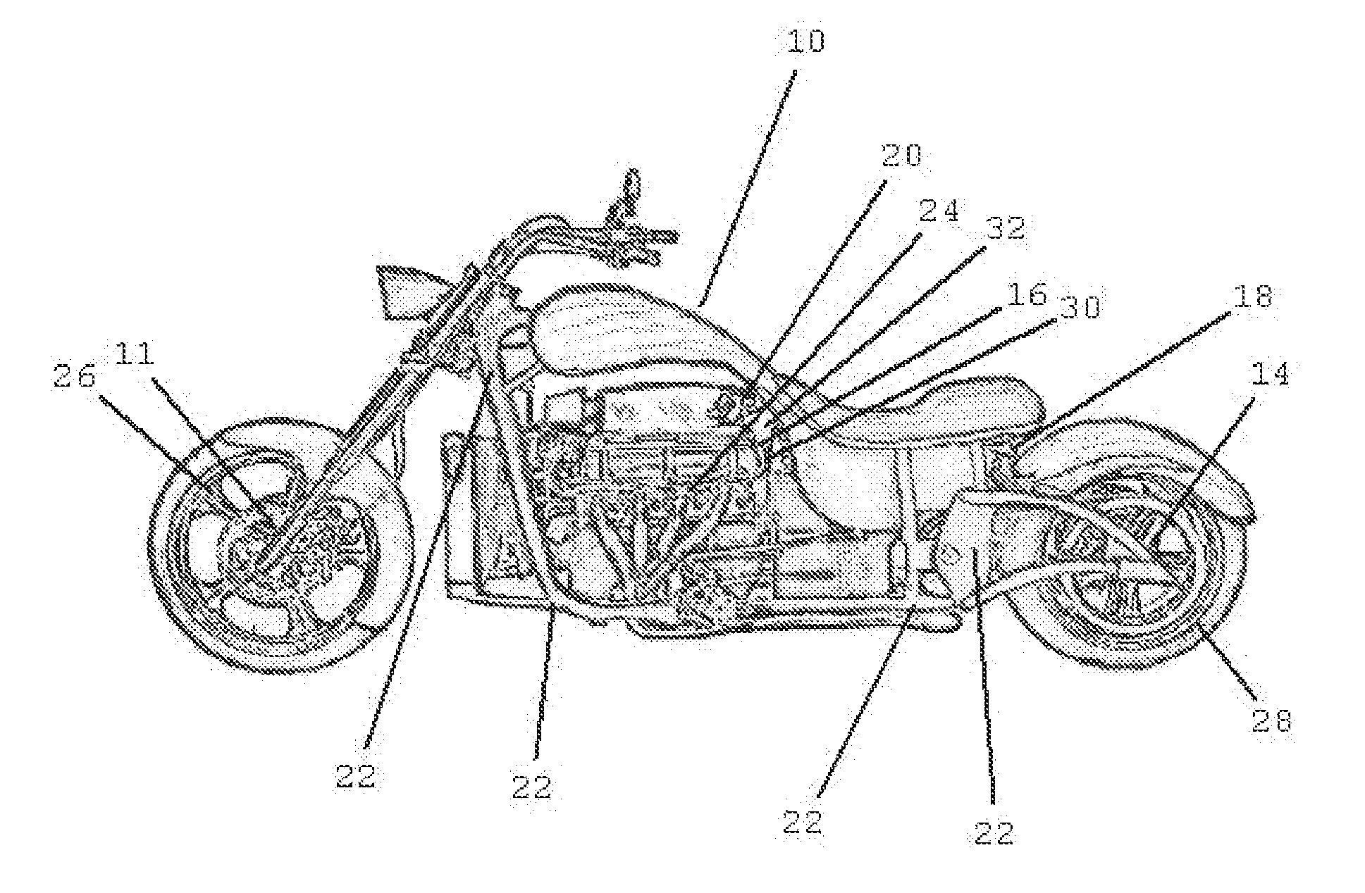 Motorcycle traction control system