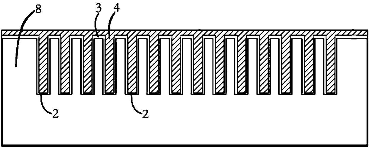 A method for manufacturing a high-frequency silicon capacitor