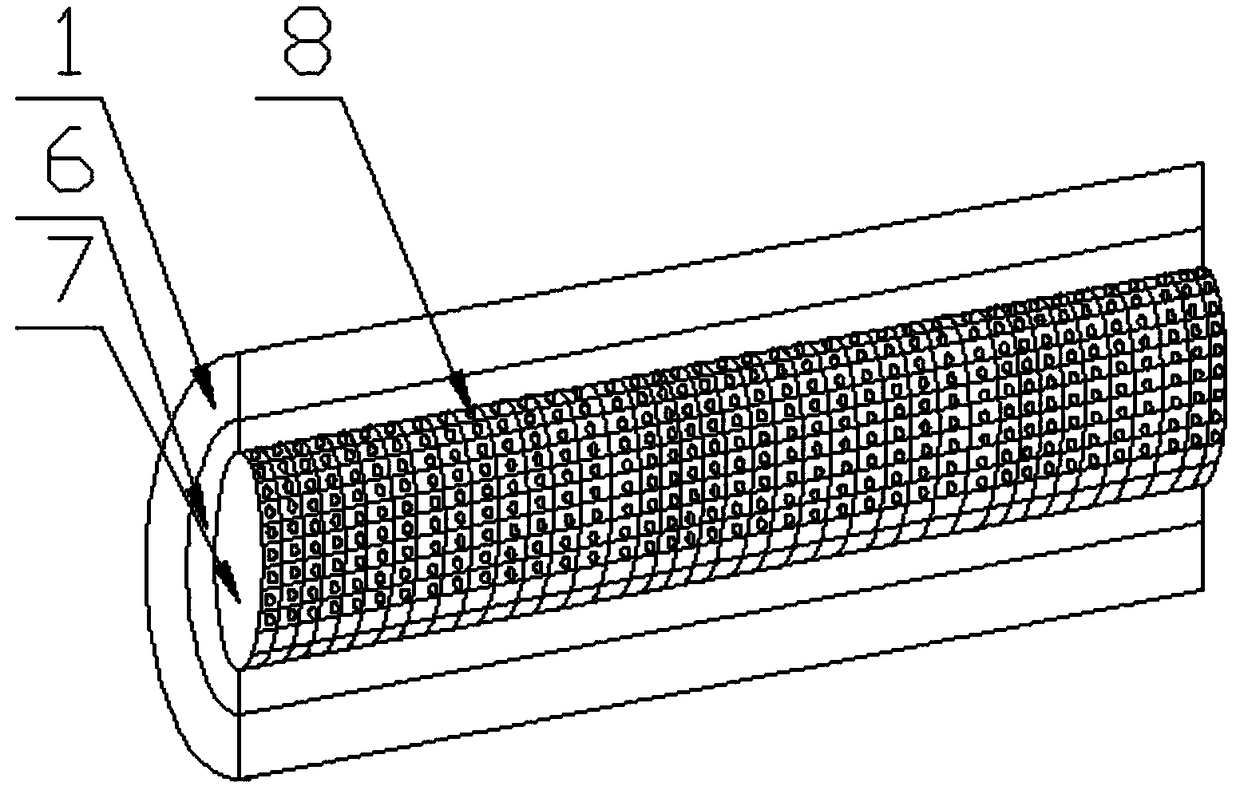 Braided cotton roll for dental operation