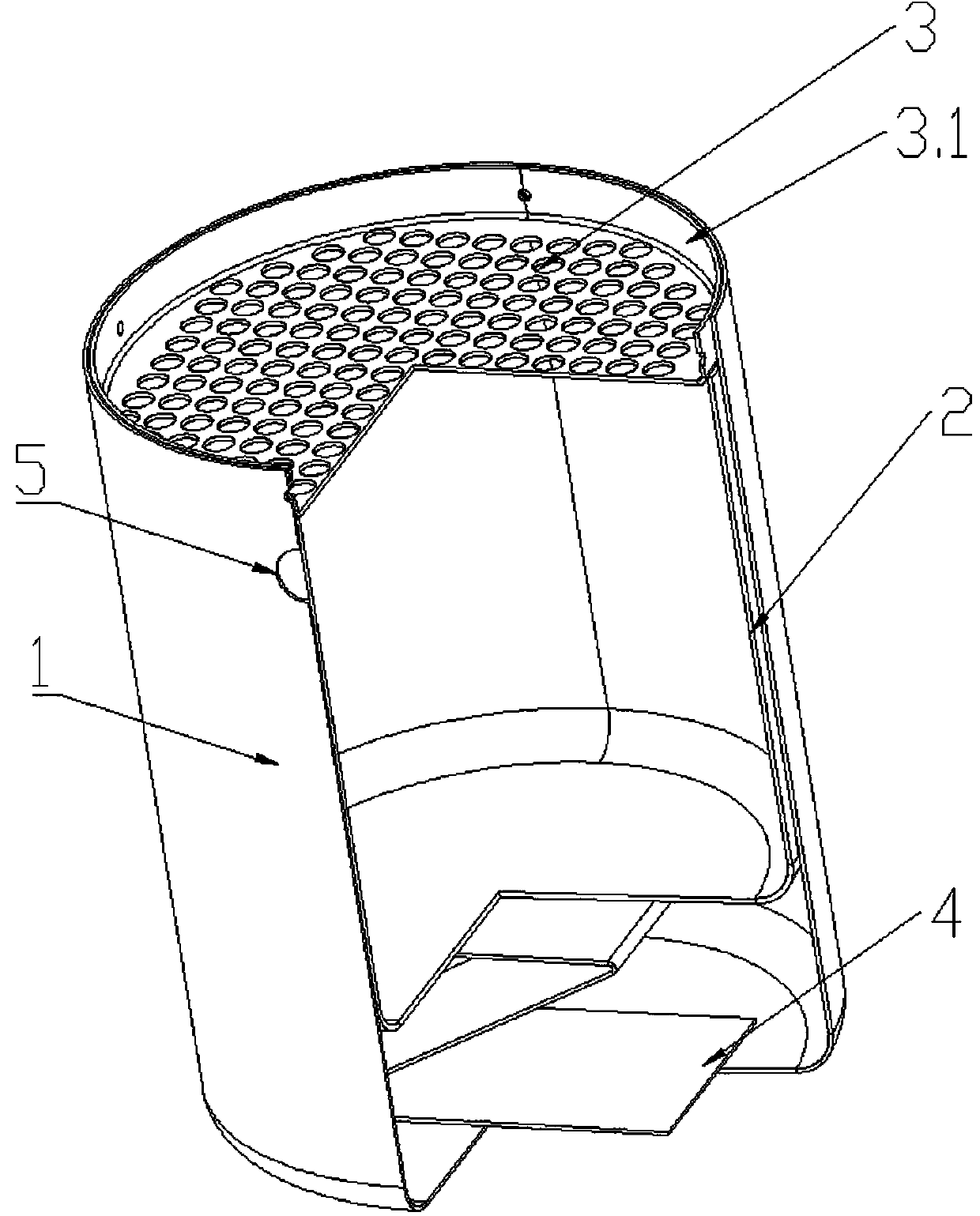 Aerosol fire extinguisher explosion venting device based on collapse energy absorption and explosion venting method