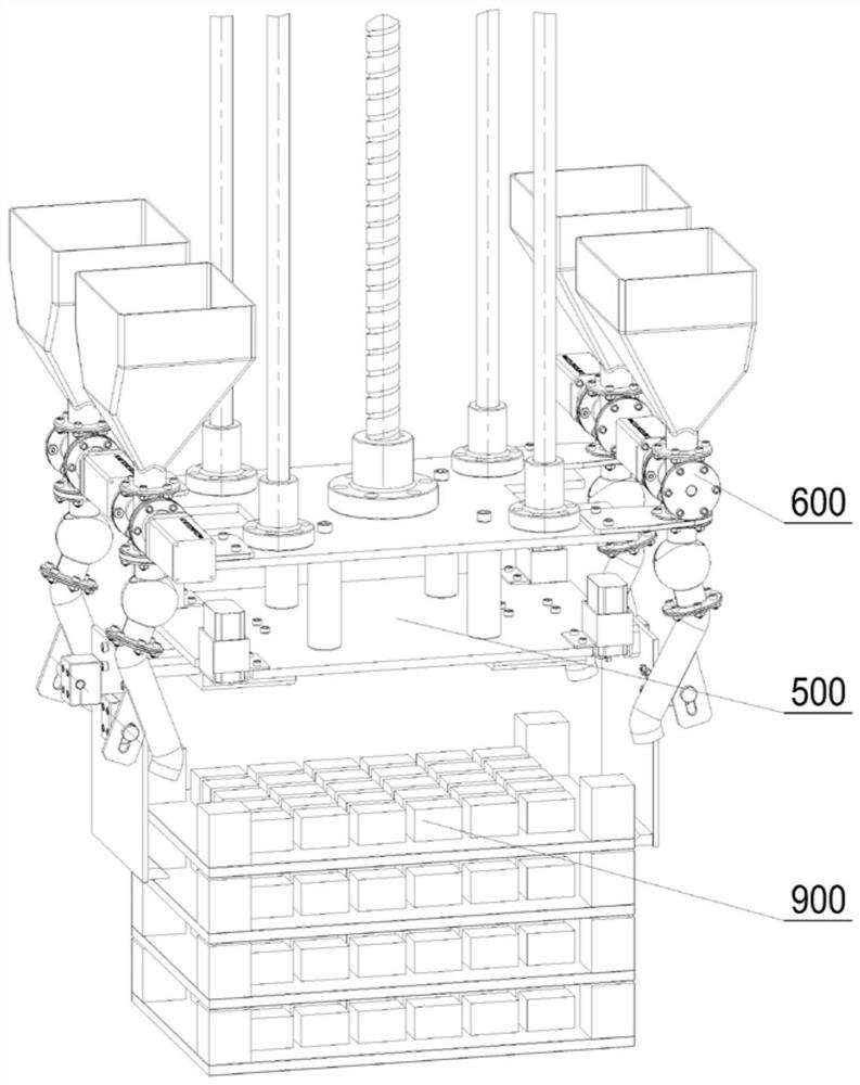 Grabbing device with automatic height adjusting function