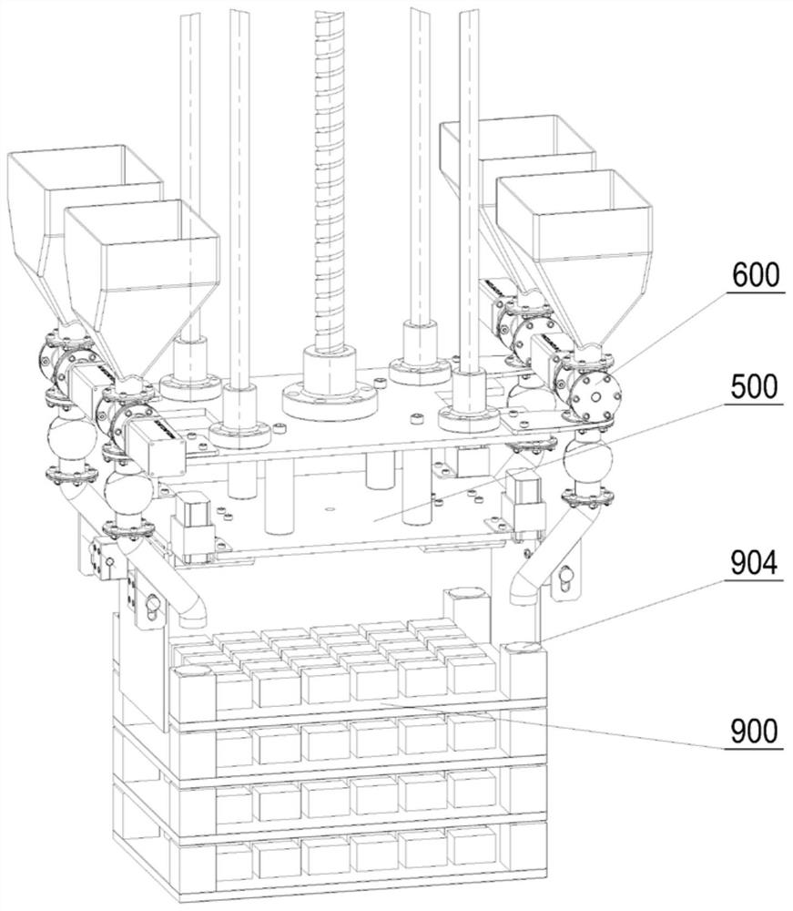 Grabbing device with automatic height adjusting function