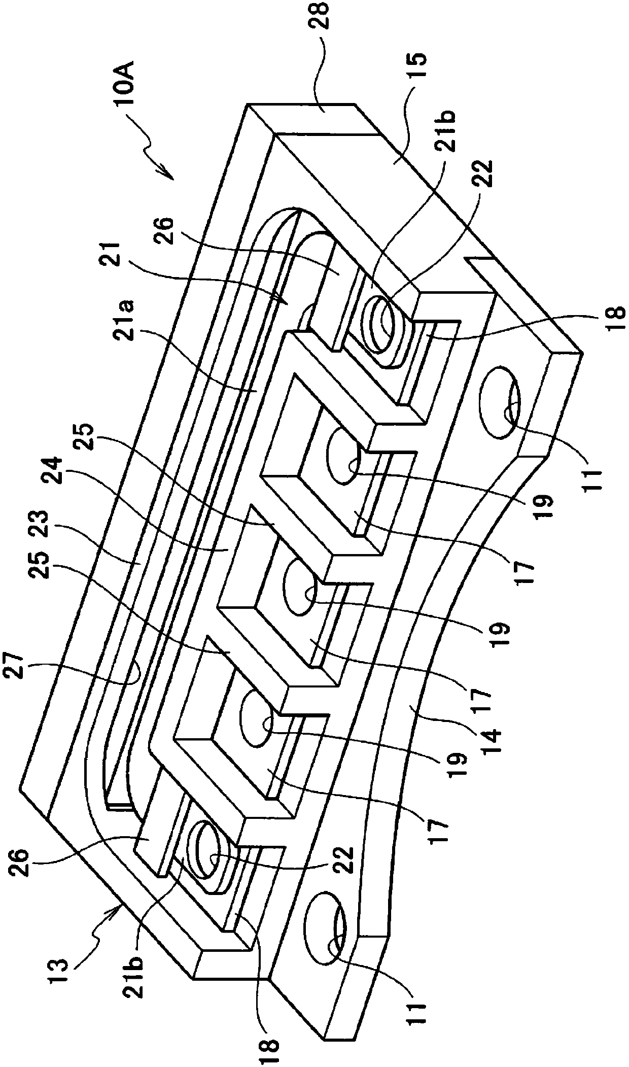 Terminal block of rotating electric machine