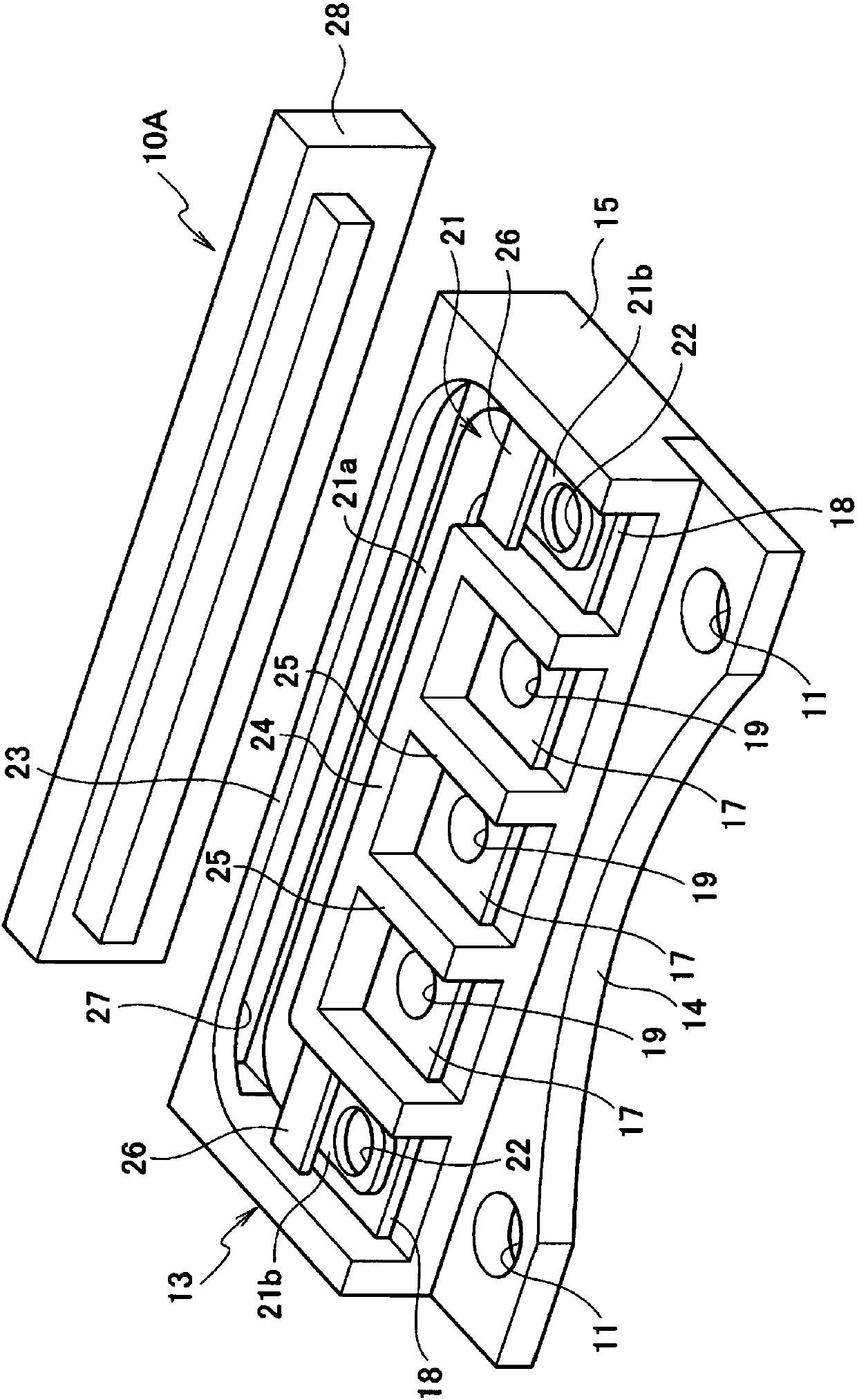 Terminal block of rotating electric machine