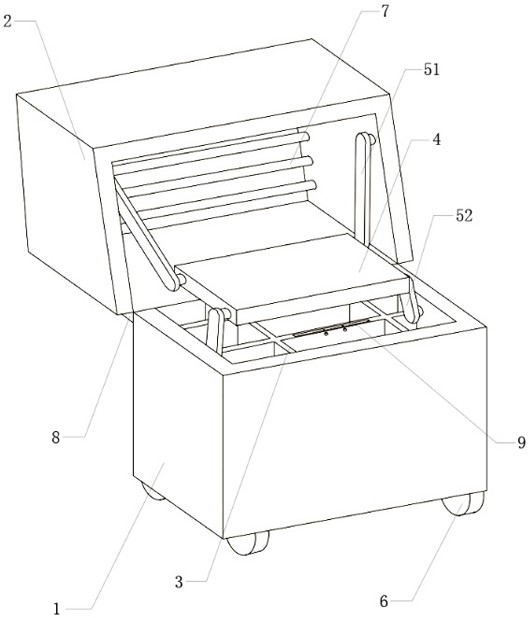 Portable nucleic acid detection box