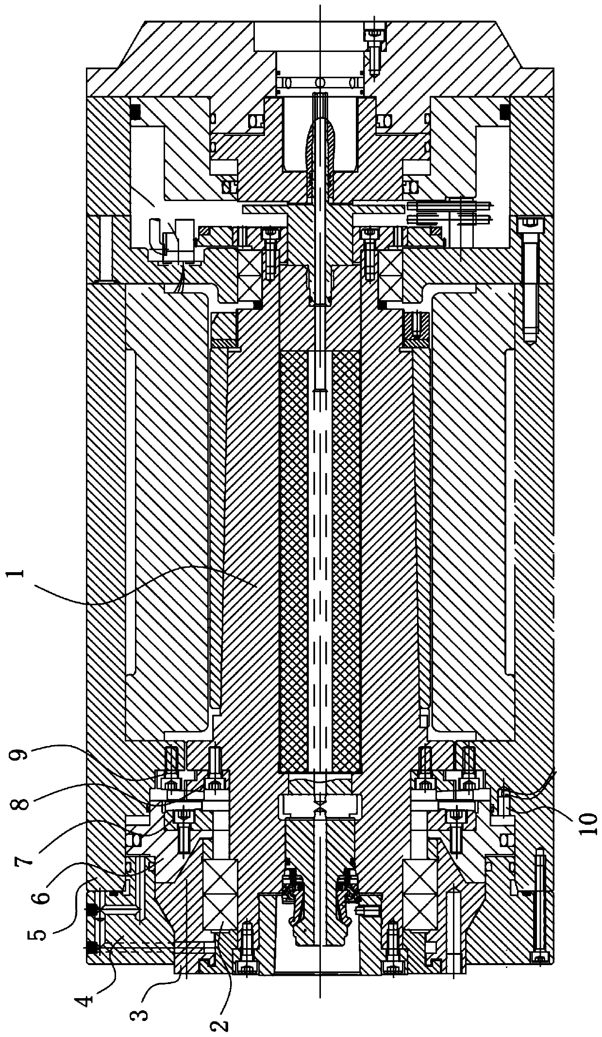 Machining center electric spindle and machining center