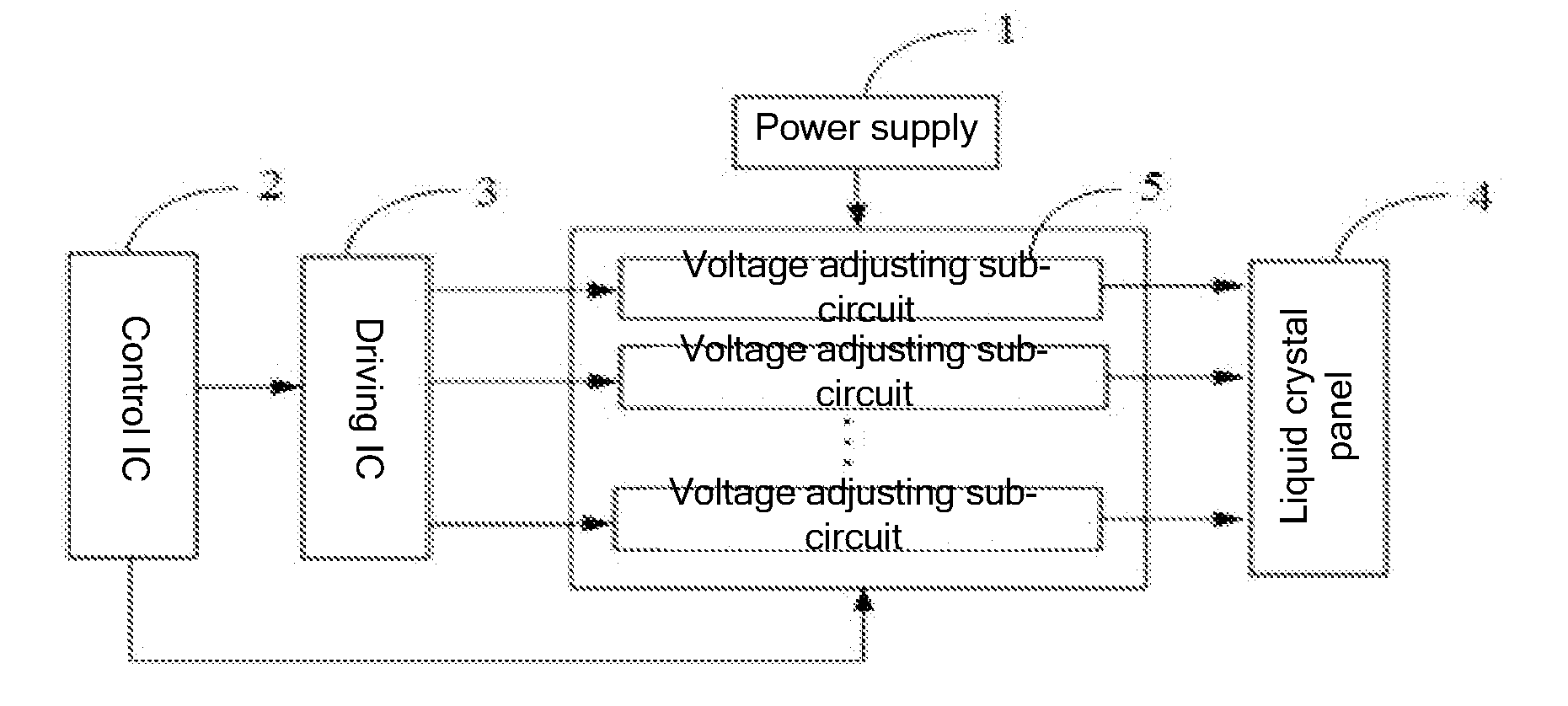 Control circuit and LCD module and LCD using the same