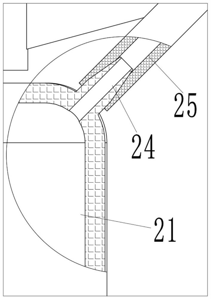 Split type urine sampling device