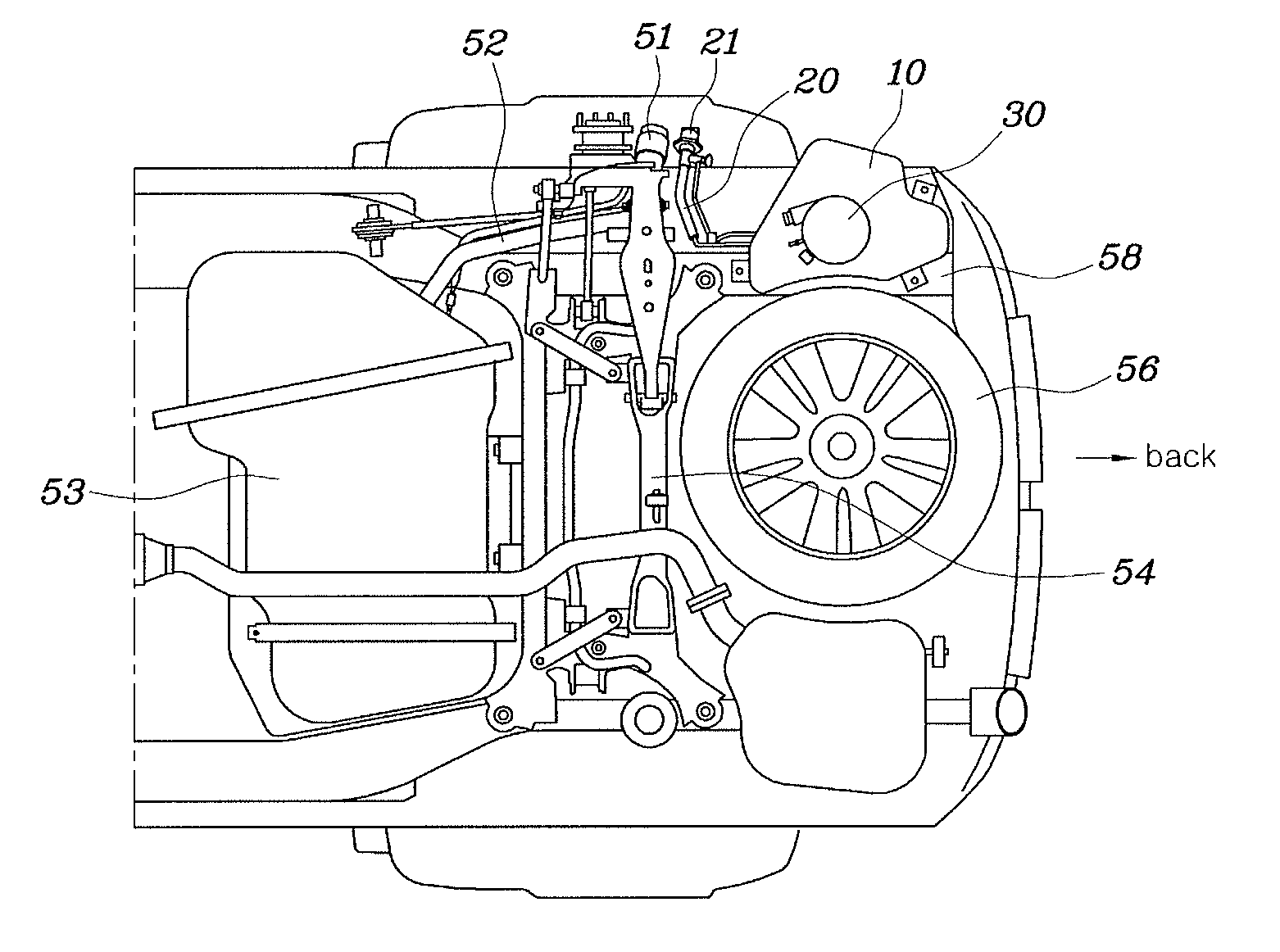 Urea solution apparatus for vehicles