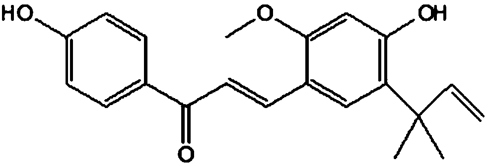 Polyethylene glycol modified licochalcone A preparation method