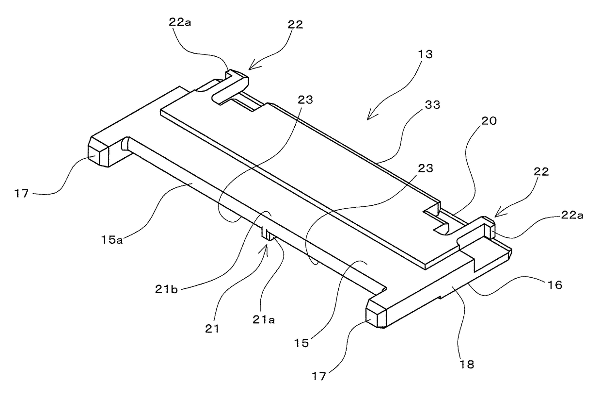 Connector and electrical connection device