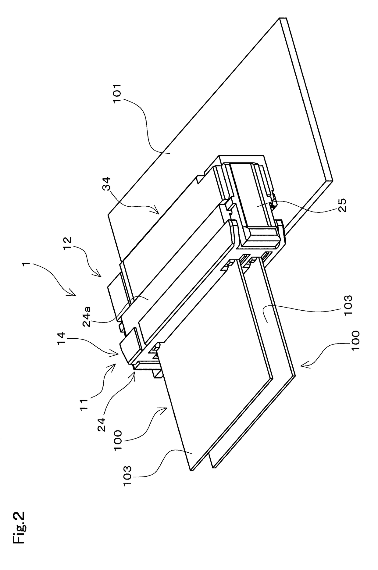 Connector and electrical connection device