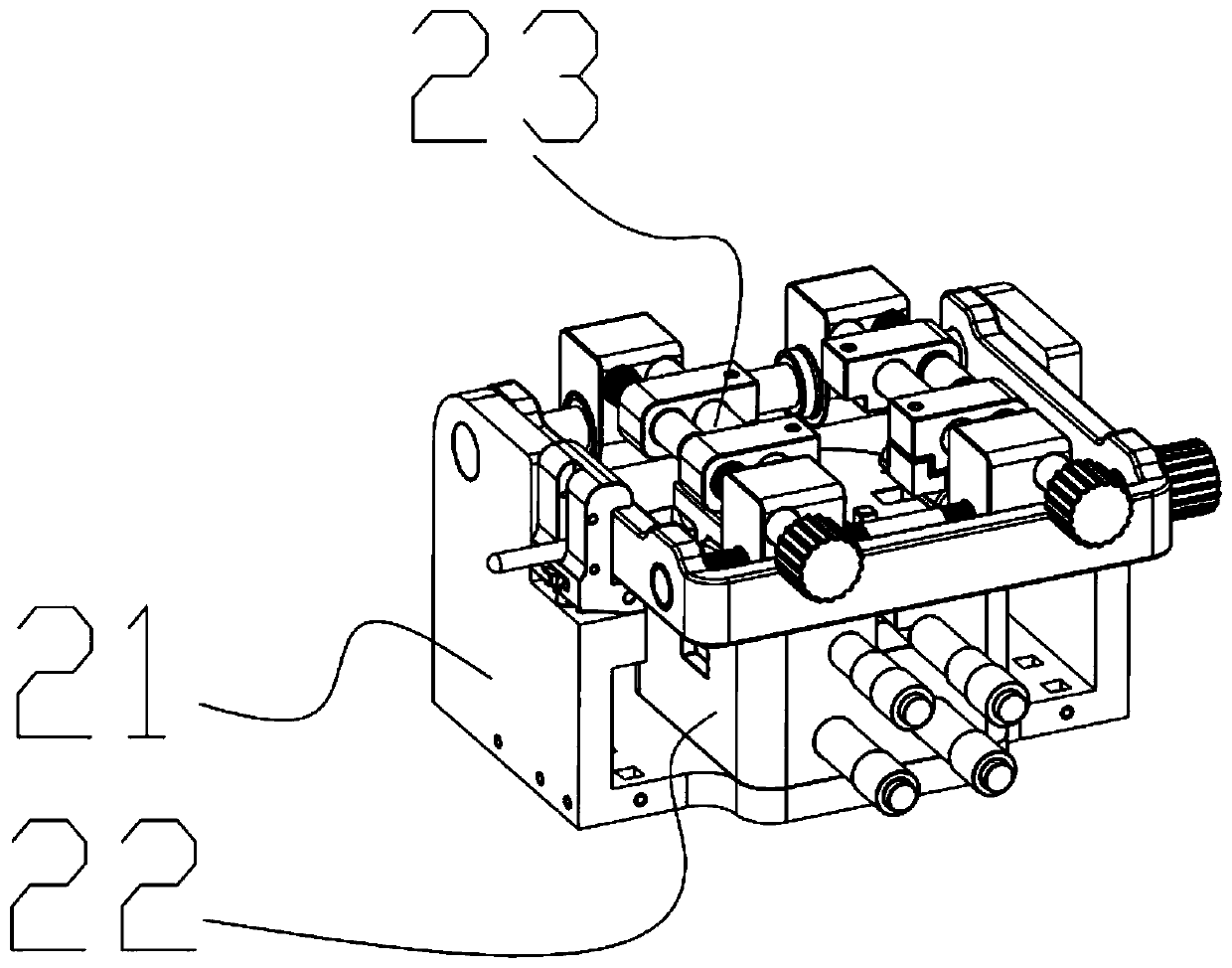 Watch glass cover dismounting device