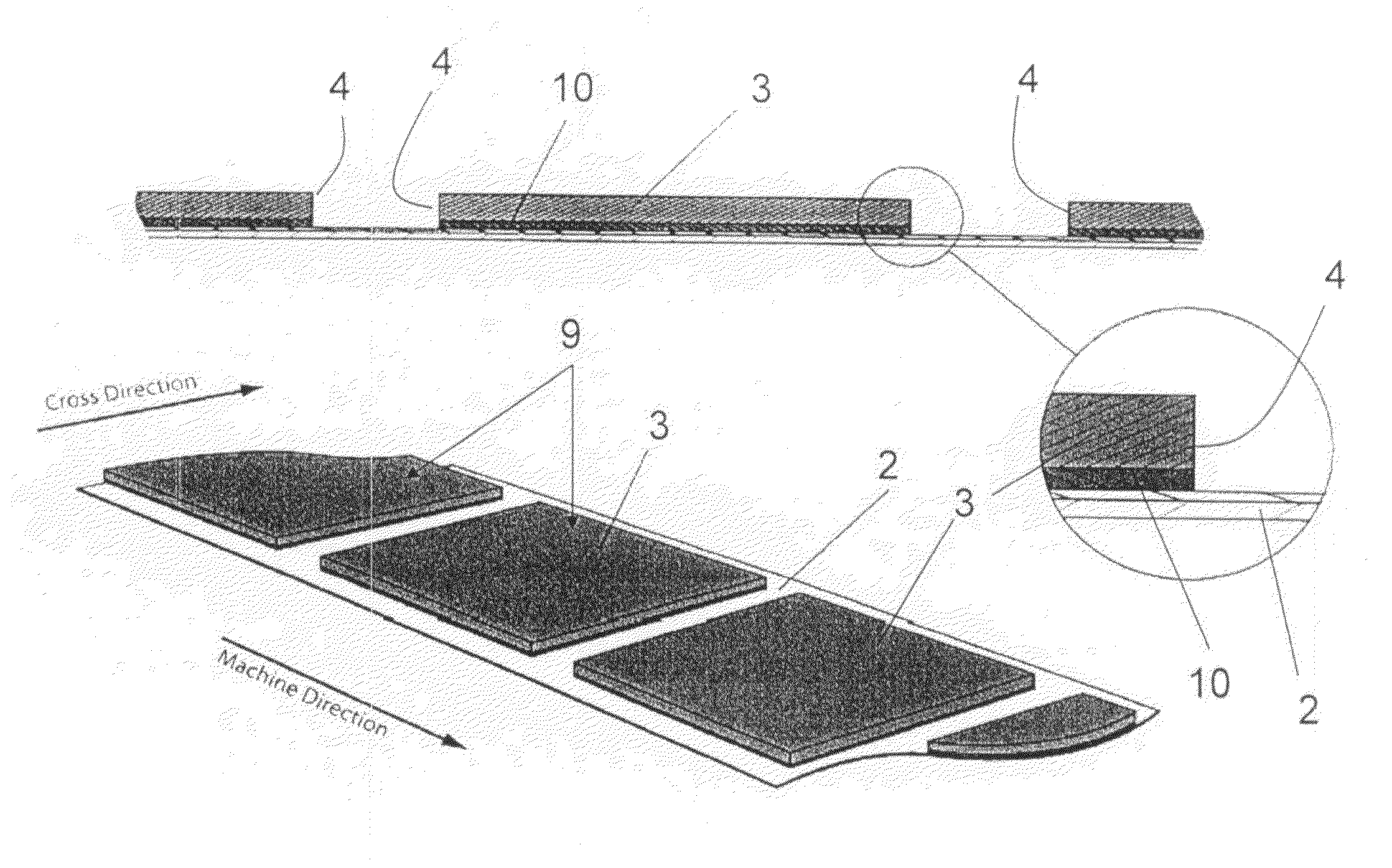 Insulating label and method for manufacturing such label