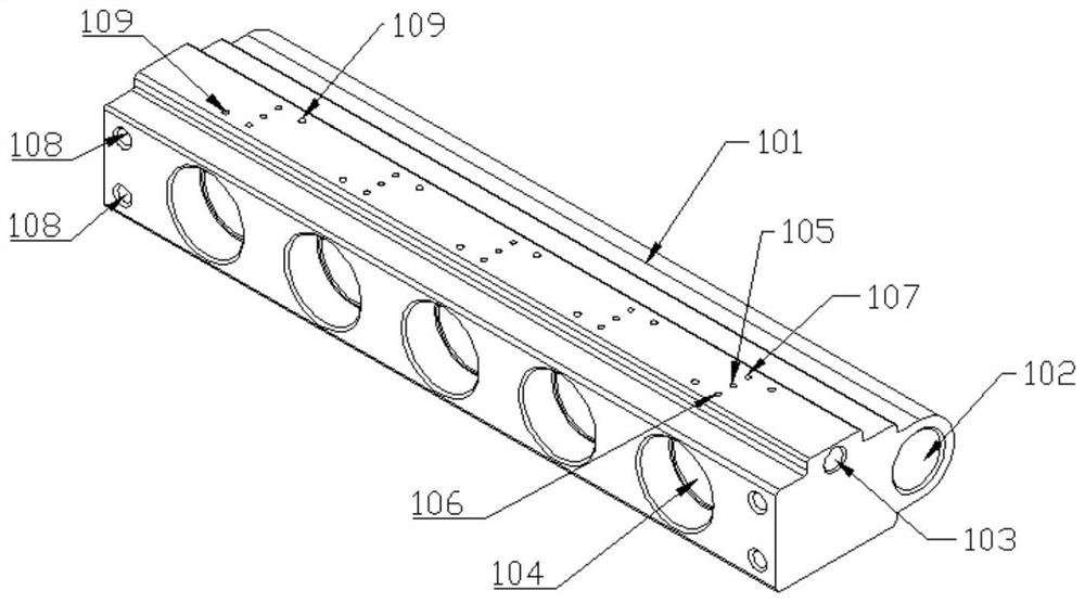 Pneumatic control high-pressure water valve group